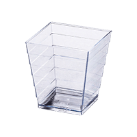 製菓資材 デザートカップ アートスクエアライン ASL-H-6368