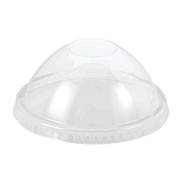 HEIKO 透明カップ A-PET ドーム蓋 口径98mm用 穴無 透明