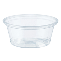 HEIKO 製菓資材 透明カップ A-PET 2オンス 浅型 口径62mm 透明