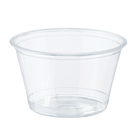 HEIKO 製菓資材 透明カップ A-PET 4オンス 浅型 口径74mm 透明