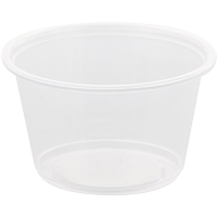 HEIKO PPカップ 4オンス 浅型 口径74mm クリア
