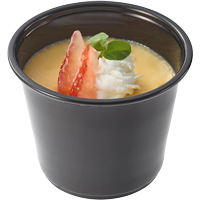 HEIKO PPカップ 5.5オンス 浅型 口径74mm ブラック