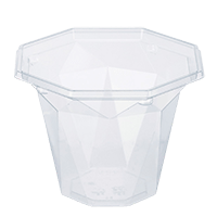 シーピー化成 製菓資材 フルーツ・スイーツ容器 COPNアクア八角 11(260ml) 本体