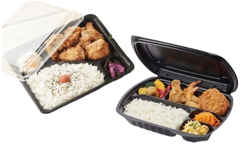 プラスチック弁当容器