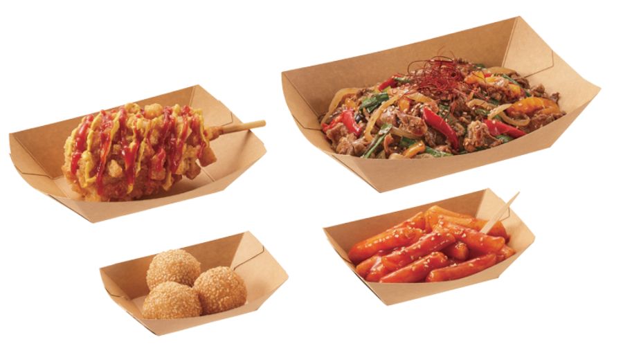 深型クラフトフードトレー