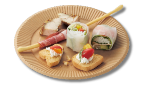 HEIKO クラフトペーパープレート 18cm 30枚