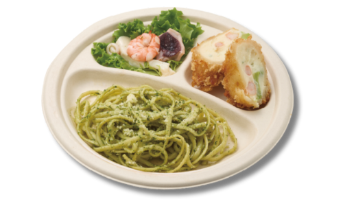 深皿プレート クラフト 3仕切 23cm