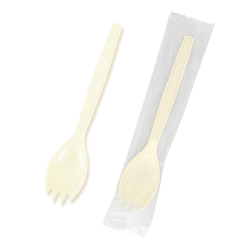 プラスチック先割れスプーン