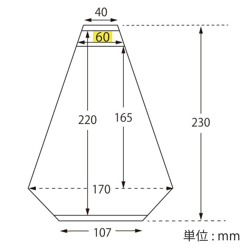 イージーカットのサイズ例