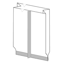 ガス袋　合掌貼　ガゼット・冷凍対応