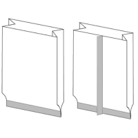 ガゼット袋　透明無地