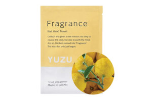 ニーズ Fragrance 香り付き厚手おしぼり 100本入 ユズの香り 1箱