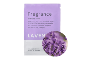 ニーズ Fragrance 香り付き厚手おしぼり 100本入 ラベンダーの香り 1箱