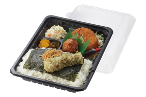 プラスチック製弁当容器