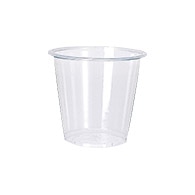 HEIKO プラスチックカップ 3オンス 口径61mm 透明 100個