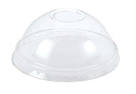 HEIKO 透明カップ A-PET ドーム蓋 口径85mm用 C穴付 透明 50個