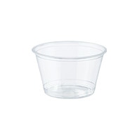 HEIKO 製菓資材 透明カップ A-PET 4オンス 浅型 口径74mm 透明 50個